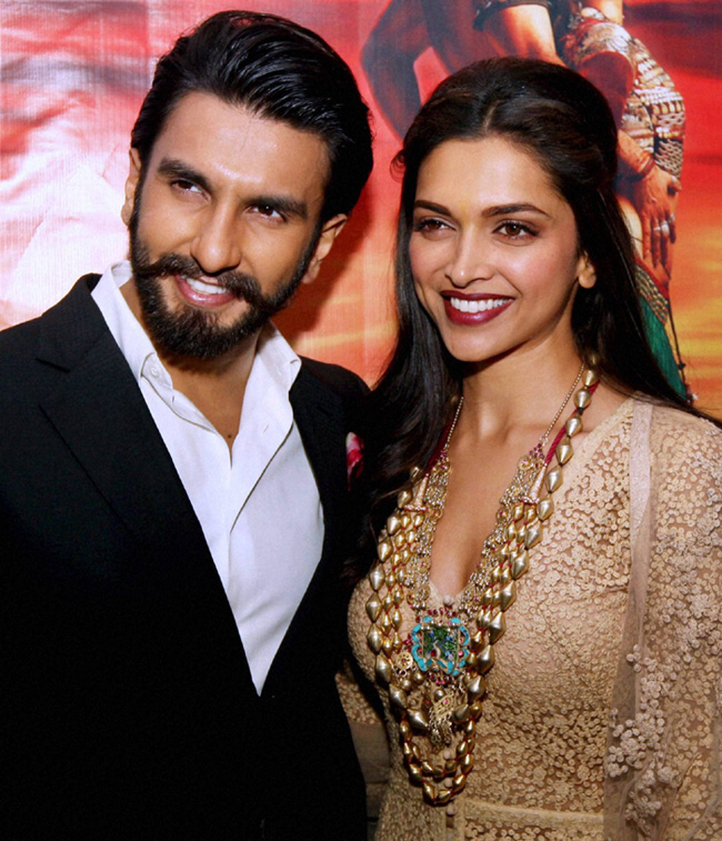 Ranveer Singh and Deepika Padukone