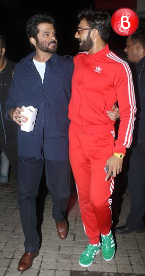 Anil Kapoor and Ranveer Singh at the screening of '24'