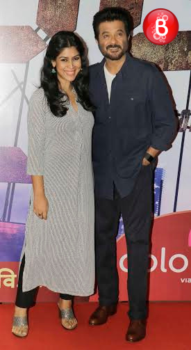 Anil Kapoor and Sakshi Tanwar at the screening of '24'