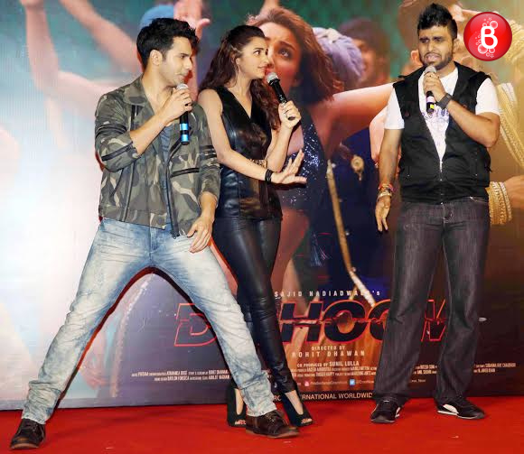 Varun Dhawan and Parineeti Chopra at 'Jaaneman Aah' song launch
