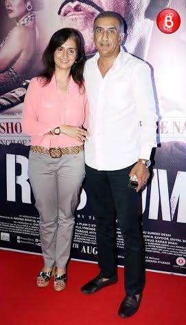 Filmmaker Milan Luthria with his wife Lianne