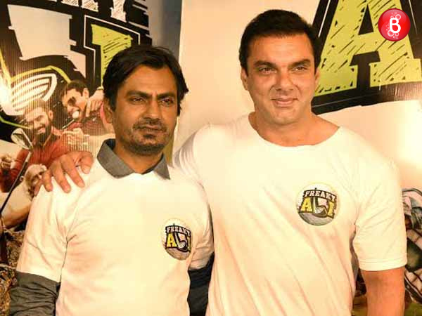 Nawazuddin Siddiqui and Sohail Khan promoting Freaky Ali
