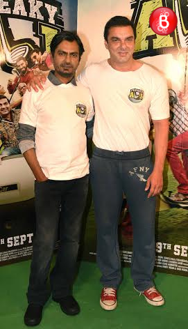 Nawazuddin Siddiqui and Sohail Khan promoting Freaky Ali