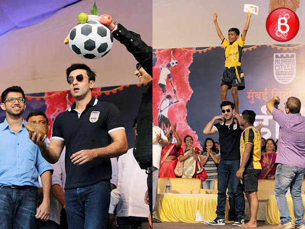 Ranbir Kapoor and Aditya Thackeray celebrates Janmashtami with kids