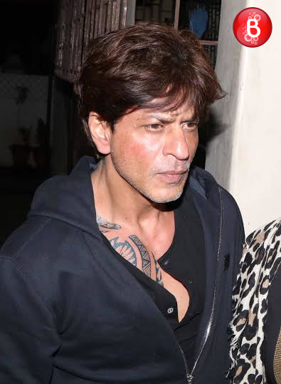 Shah Rukh Khan with a tattoo