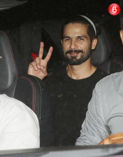 Shahid Kapoor spotted in Bandra