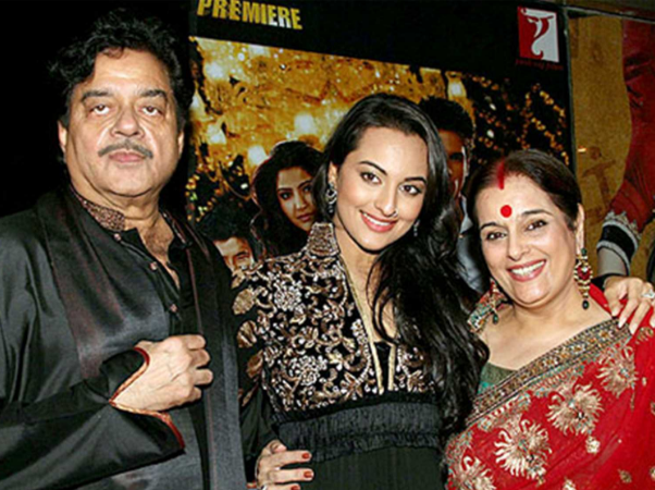 Sonakshi Sinha with parents