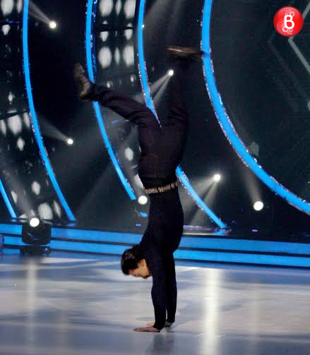Tiger Shroff doing a handstand