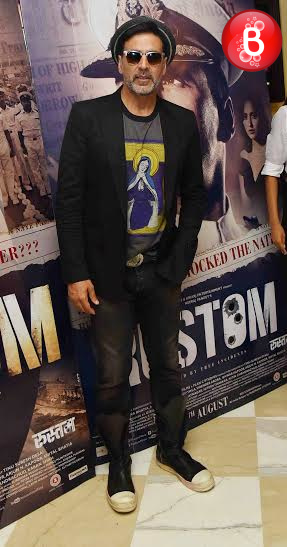 Akshay Kumar at promotions of 'Rustom'