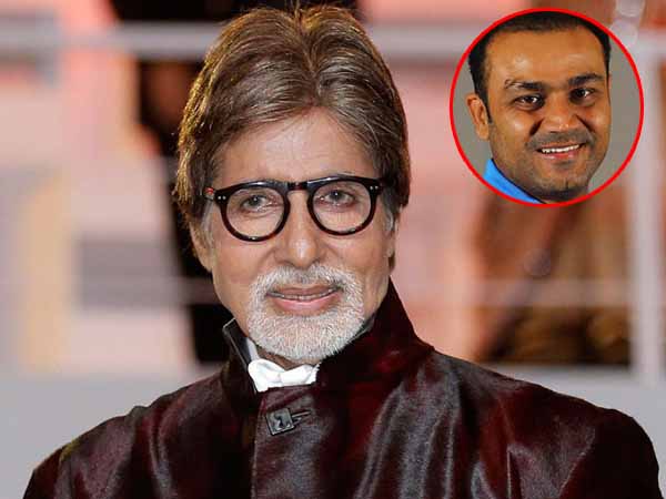 amitabh bachchan and virender sehwag