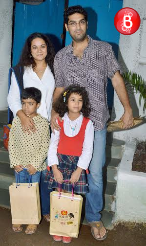 Kunaal Roy Kapur with family at Vidya Balan's nephew birthday bash