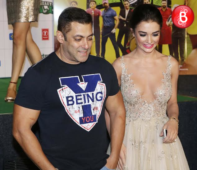Salman Khan and Amy Jackson at trailer launch of 'Freaky Ali'