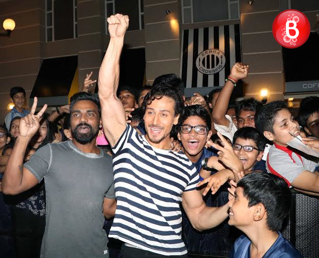 Tiger Shroff and Remo D'Souza at promotions of 'A Flying Jatt'