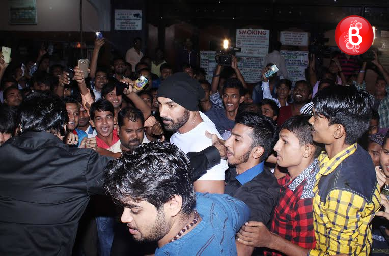 John Abraham snapped in Gaiety Galaxy theatre
