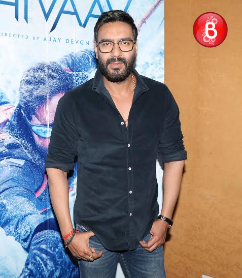 Ajay Devgn at trailer launch of 'Shivaay'