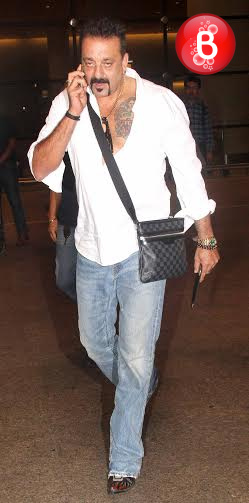 Sanjay Dutt snapped at airport
