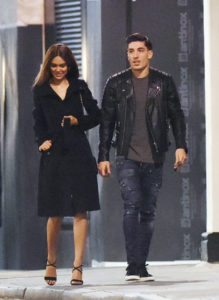 27 Sep 2016 - London - uk ***PREMIUM EXCLUSIVE - MUST CALL FOR PRICING *** Arsenal Spanish Footballer Hector Bellerin seen on a dinner date with Bollywood Actress Esha Gupta in London. The pair were seen arriving minutes apart at Vanilla Black restaurant in London before leaving looking cosy together. The pair were spotted getting into the Hector's car after the dinner date and headed off together in Hectors white mercedes with the private personalised number plate with his name. The pair were seen laughing and joking as they left the eatery after 3 hours inside together. Hector has been linked with a big money move to Spanish Football Club FC Barcelona. BYLINE MUST READ : XPOSUREPHOTOS.COM ***UK CLIENTS - PICTURES CONTAINING CHILDREN PLEASE PIXELATE FACE PRIOR TO PUBLICATION *** **UK CLIENTS MUST CALL PRIOR TO TV OR ONLINE USAGE PLEASE TELEPHONE 442083442007**