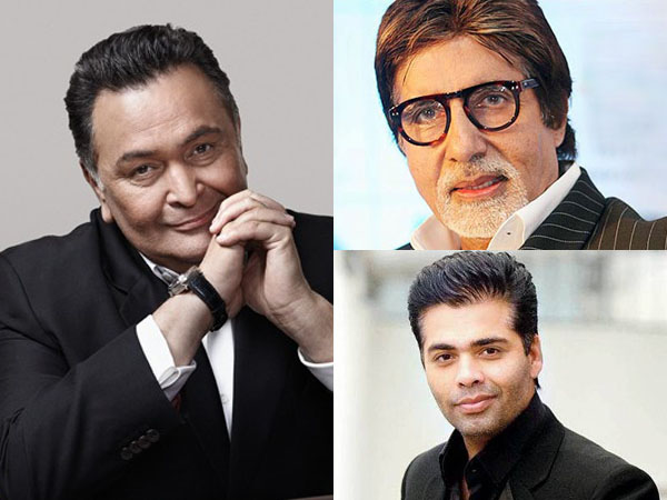 Rishi Kapoor, Amitabh Bachchan and Karan Johar