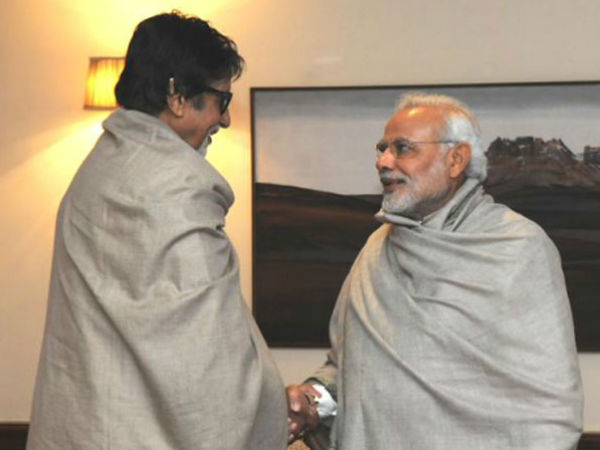 Amitabh Bachchan and Narendra Modi