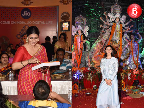 Kajol and Alia Bhatt visits Durga Puja Pandal