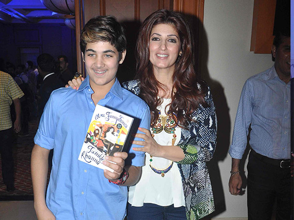Twinkle Khanna and son Aarav