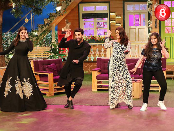 Ranbir Kapoor, Aishwarya Rai Bachchan and Anushka Sharma at promotions of 'Ae Dil Hai Mushkil'
