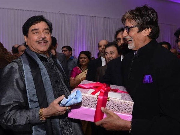 Shatrughan Sinha and Amitabh Bachchan