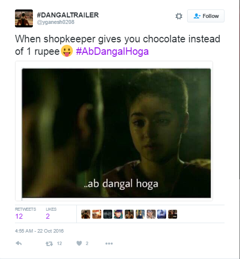 memes on Dangal #AbDangalHoga