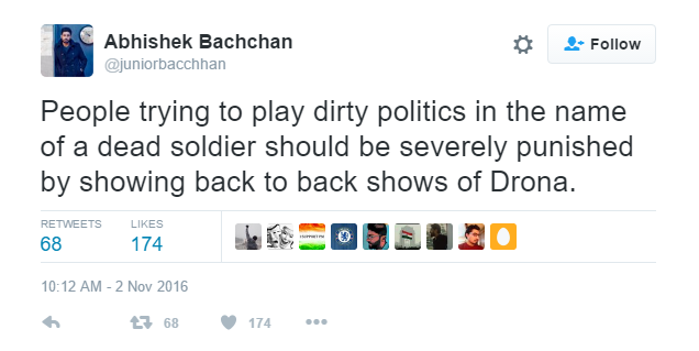 Abhishek Bachchan parody account Twitter