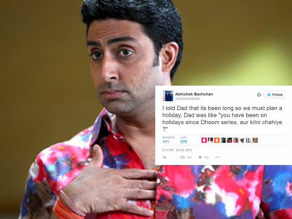 Abhishek Bachchan Twitter parody account