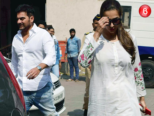 Arbaaz Khan and Malaika Arora Khan are spotted outside family court