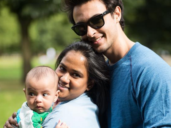 Arpita Khan with baby