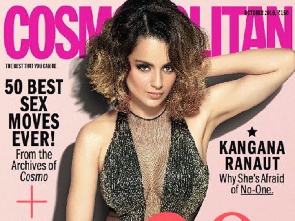Kangana Ranaut on Cosmopolitan cover