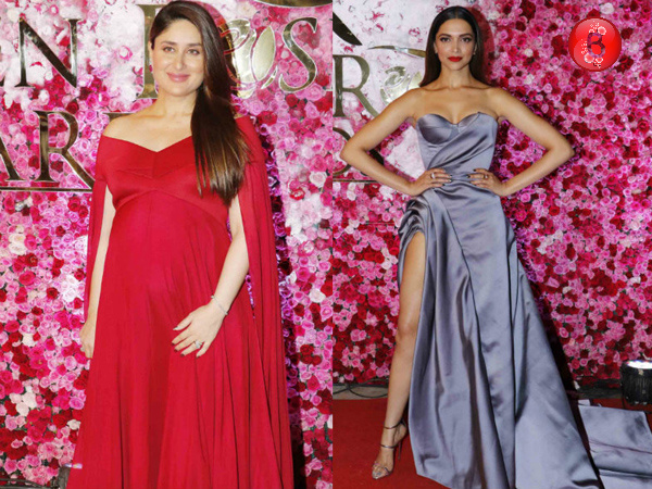 Kareena Kapoor Khan and Deepika Padukone at Lux Golden Rose Awards