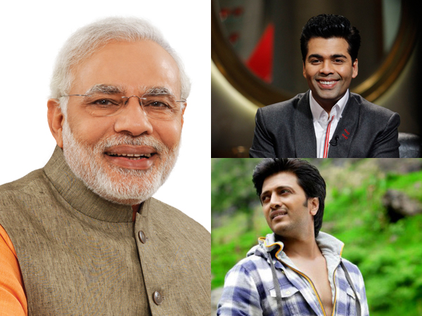 Narendra Modi thanks Bollywood celebs on Twitter