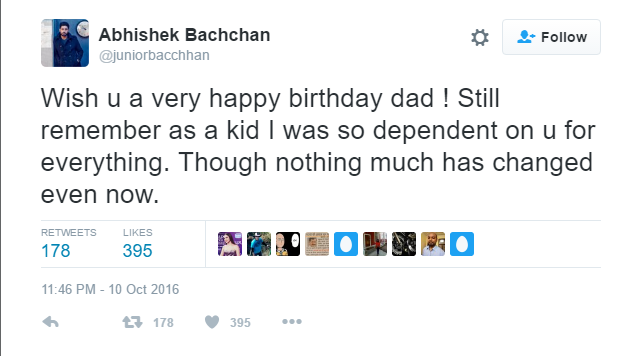 Abhishek Bachchan parody account Twitter