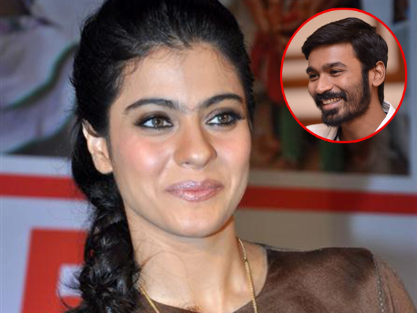 Kajol might team up with Dhanush for a Tamil film