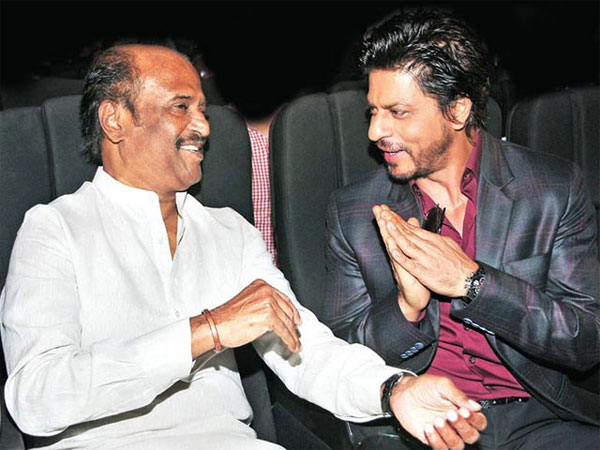 Rajinikanth and Shah Rukh Khan