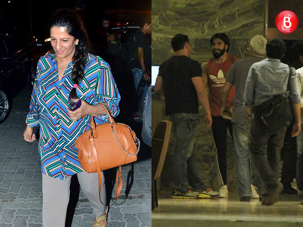 Ranveer Singh spotted post his dinner outing with his mother