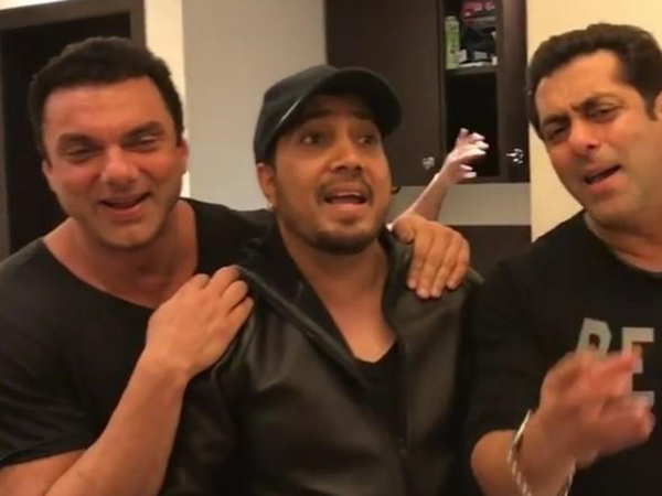 Salman Khan, Mika Singh sing a song for Sohail Khan