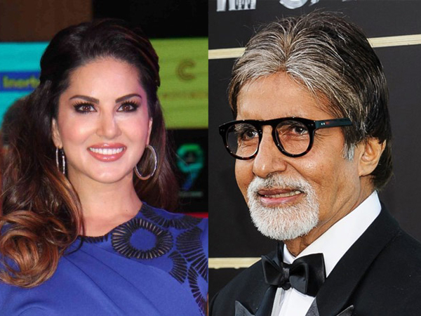 Sunny Leone and Amitabh Bachchan