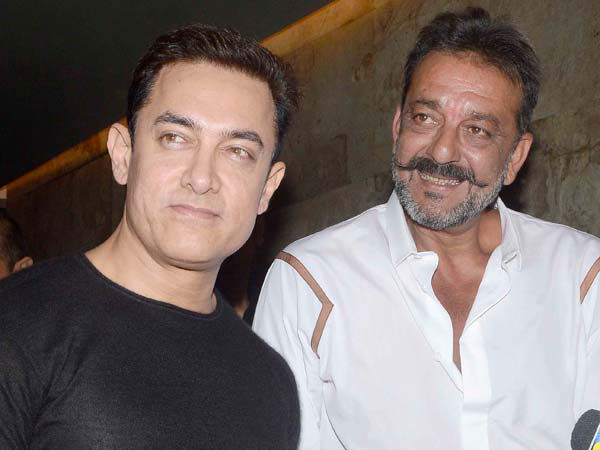 Aamir Khan and Sanjay Dutt