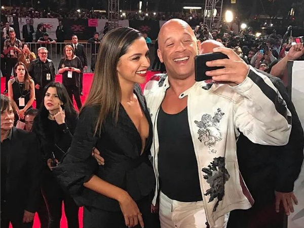 Deepika Padukone and Vin Diesel