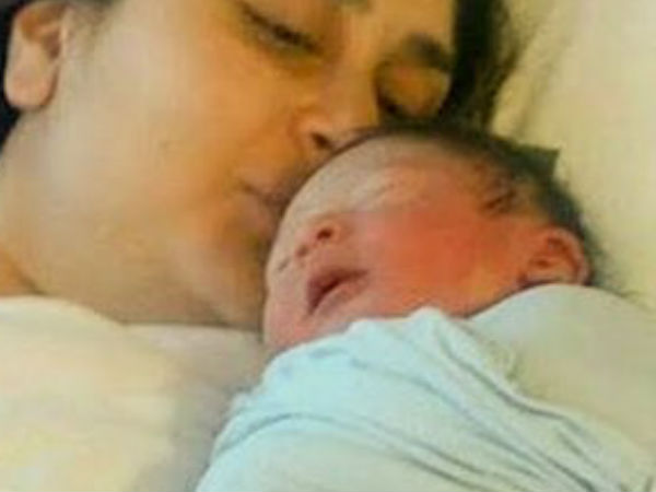 Kareena Kapoor Khan with baby Taimur