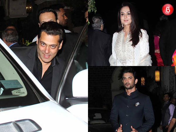 Salman Khan, Preity Zinta and Sushant Singh Rajput attend Rana Kapoor’s daughter’s sangeet ceremony and wedding reception