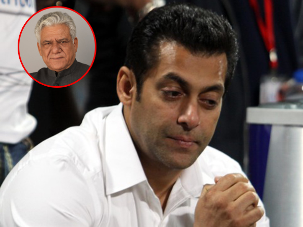 Salman Khan shares a picture with Om Puri from 'Tubelight' movie