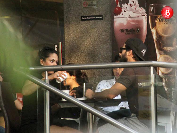 Shahid Kapoor and Mira Rajput spotted post their coffee date