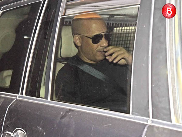 Vin Diesel leaving Mumbai