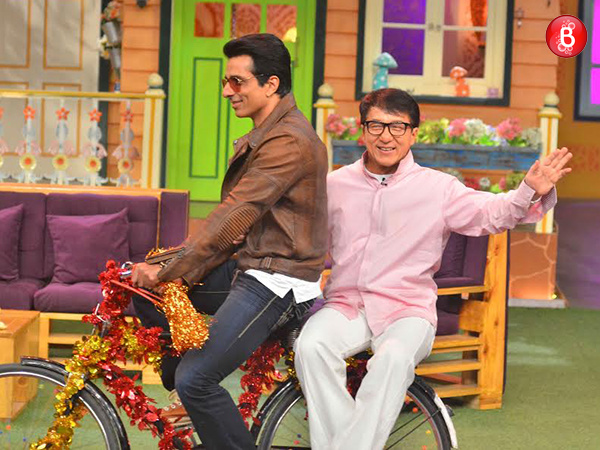 Jackie Chan and Sonu Sood on Kapil Sharma’s show