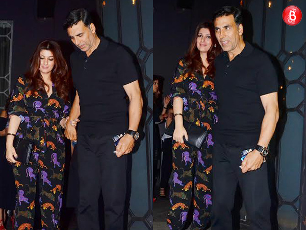 Akshay Kumar and Twinkle Khanna party on Valentine's Day